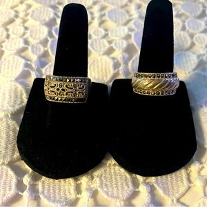 Beautiful Pair Of Stunning Rings That Will Spice up Your Look.